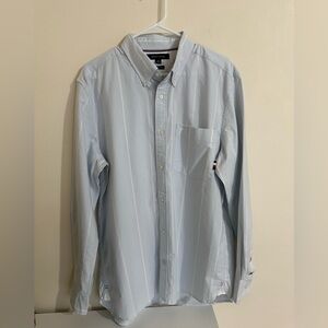 Tommy Hilfiger Light Blue Casual Button Down Shirt